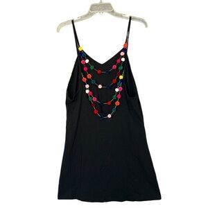 PITUSA Mini Pom Pom Dress black Standard Size O/S NEW